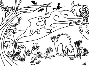 free coloring sheets fall craft ideas halloween