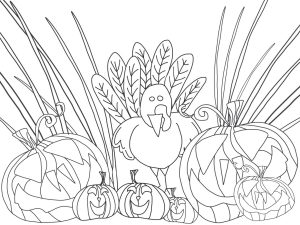 free coloring sheets fall craft ideas Thanksgiving